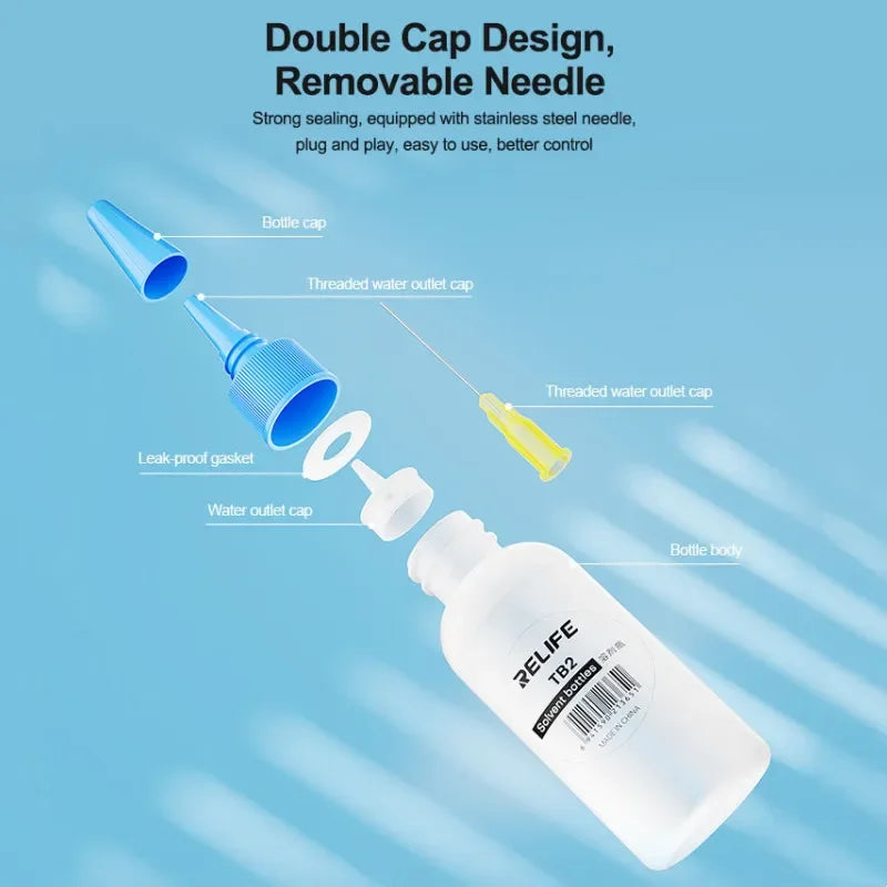 RELIFE TB2 Needle-tube Solvent Bottle for Alcohol/Frame Remo