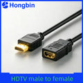 3m 0.3m 1m HDMI-Compatible Extension Cable Male to Female 4K