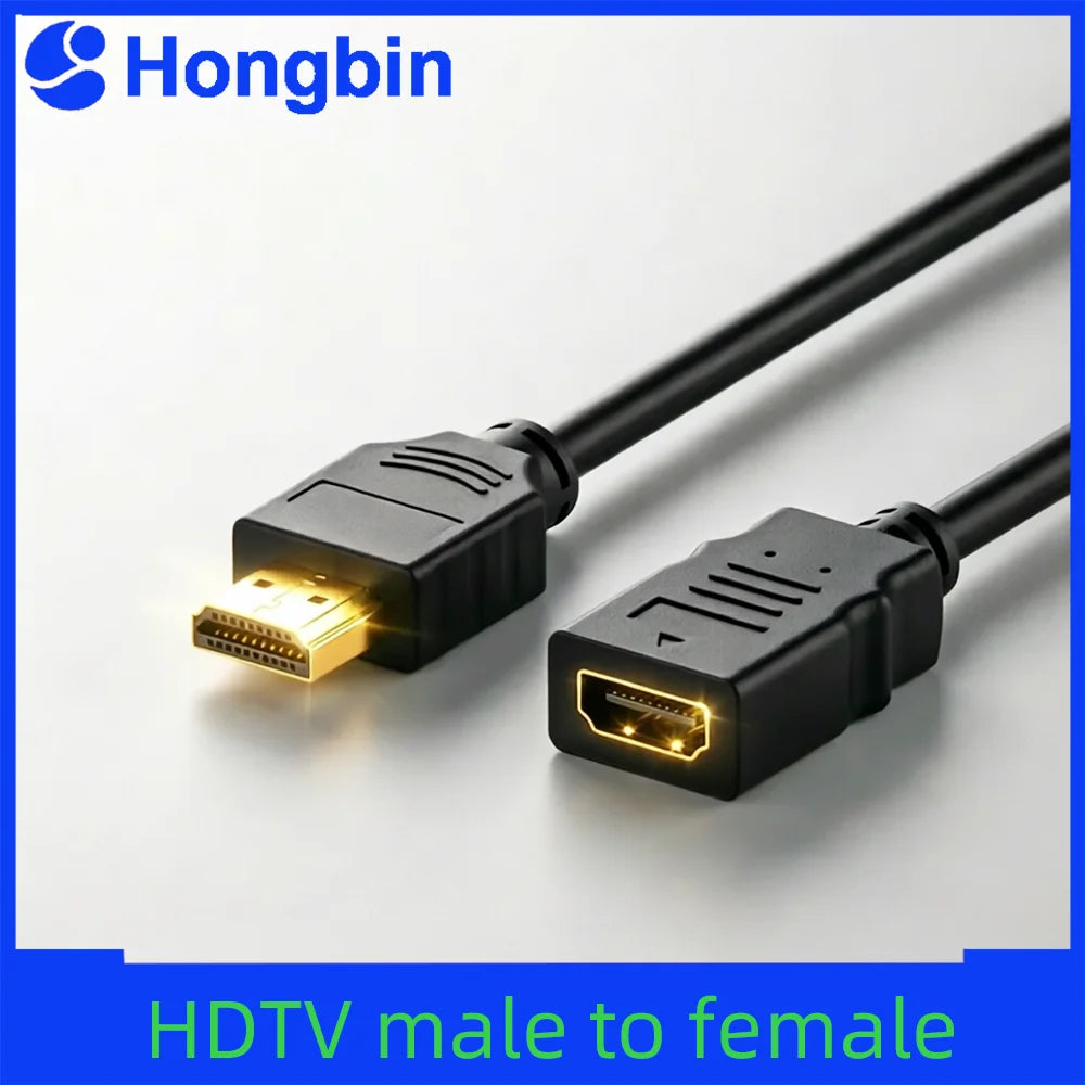 3m 0.3m 1m HDMI-Compatible Extension Cable Male to Female 4K