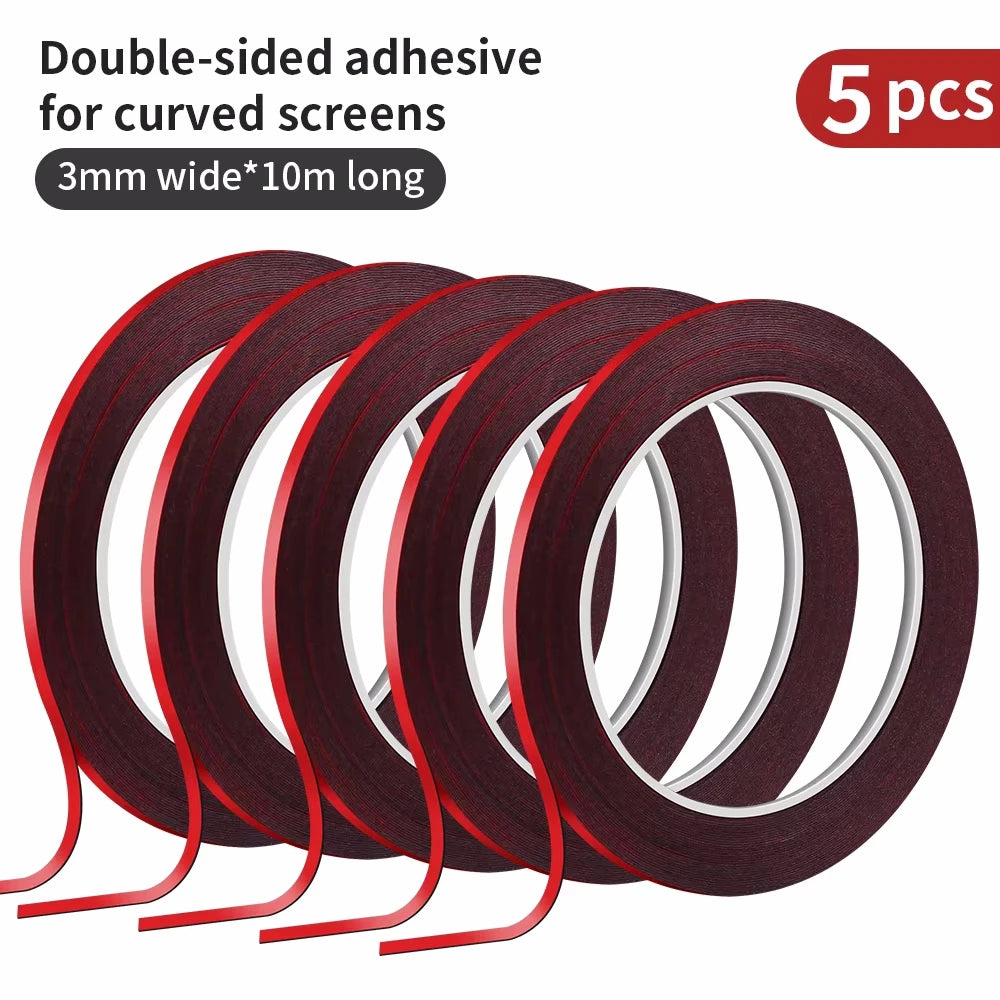 Mobile Phone Repair Double-sided Tape Screen Border Glue for Phone Repair Tablet Display Lens LCD Screen Car Paste 3mm 10M
