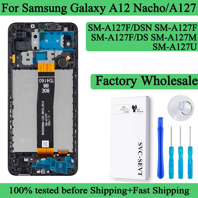 SM-A127F A127M A127U Premium Lcd For Samsung Galaxy A12 Nach