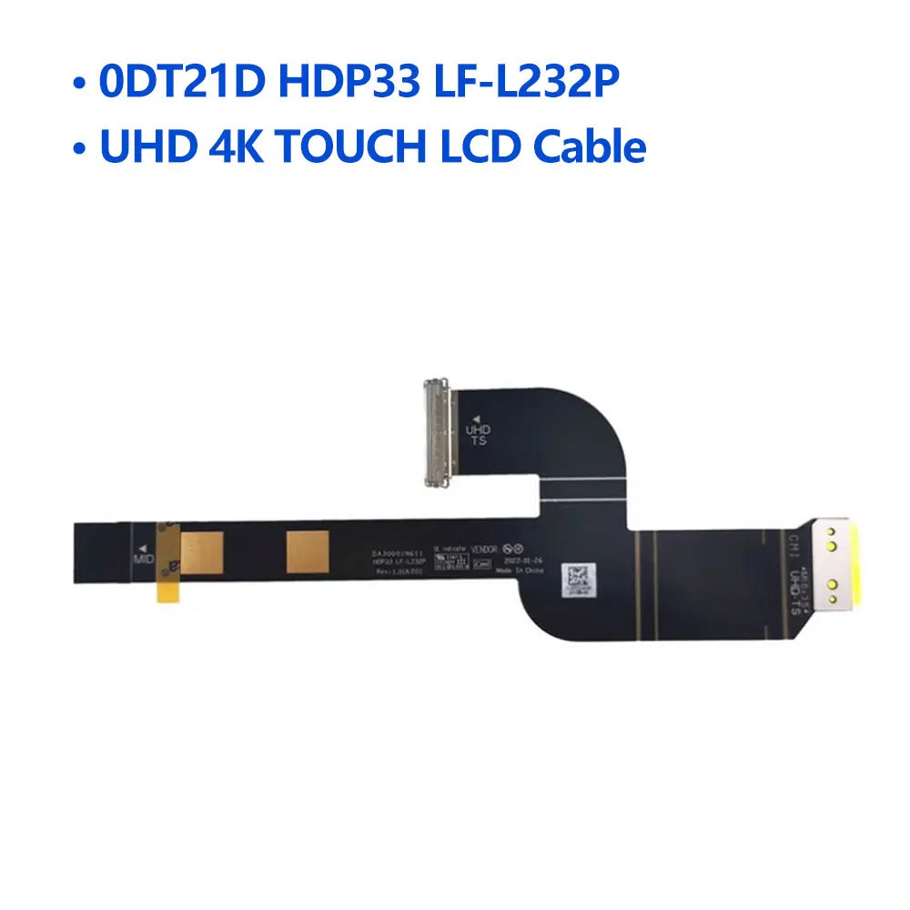 OEM For Dell XPS 13 9315 2-IN-1 2022 Laptop Video Screen LCD LED Display Ribbon Flex Cable Coupler 0V0Y8C HDP33 LF-L23BP 00MPRF