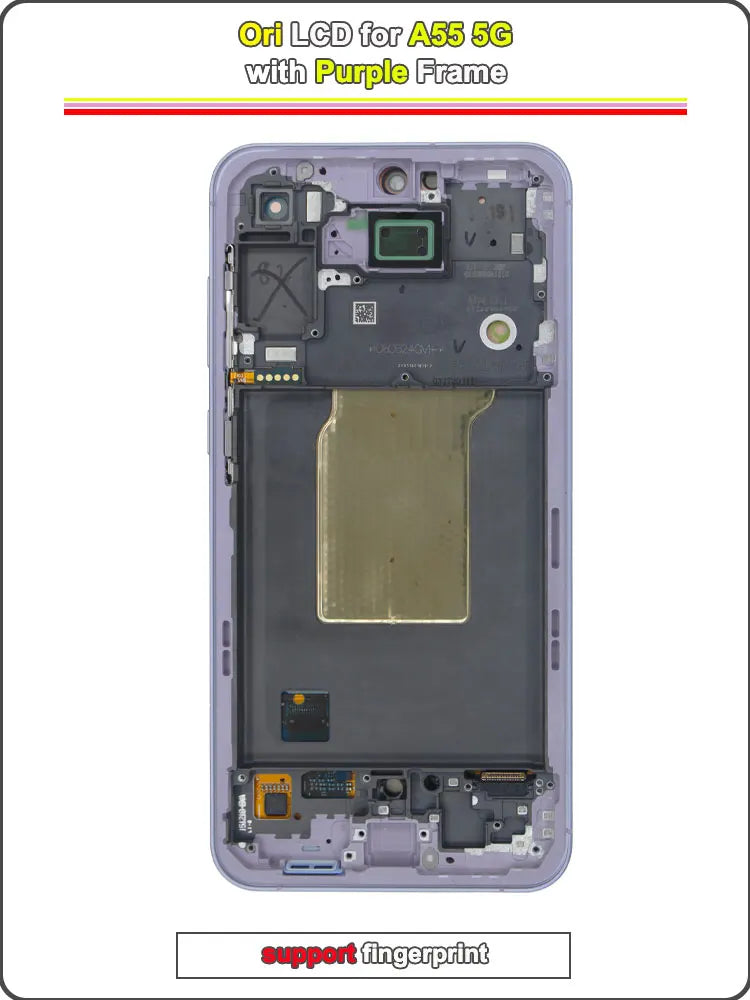 100% Tested LCD for Samsung Galaxy A55 5G LCD Display Touch Screen Digitizer Assembly for Samsung A55 5G A556 Phone LCD Screen