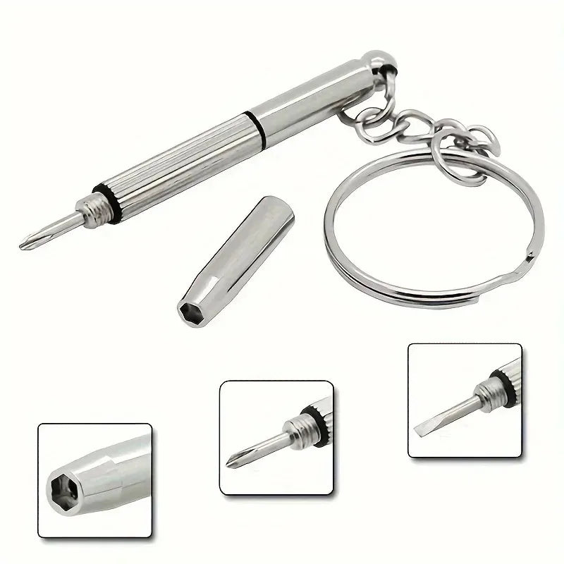Viewring 1/3/5/10 Portable Eyeglass Repair Screwdriver Keych