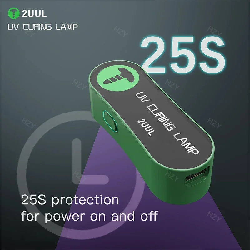 2UUL SC08 365-395nm Dual Band Mini UV Curing Lamp for Mobile