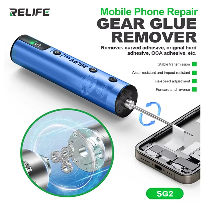 RELIFE SG2 Gear Glue Remover One-touch Start Five-speed Forw