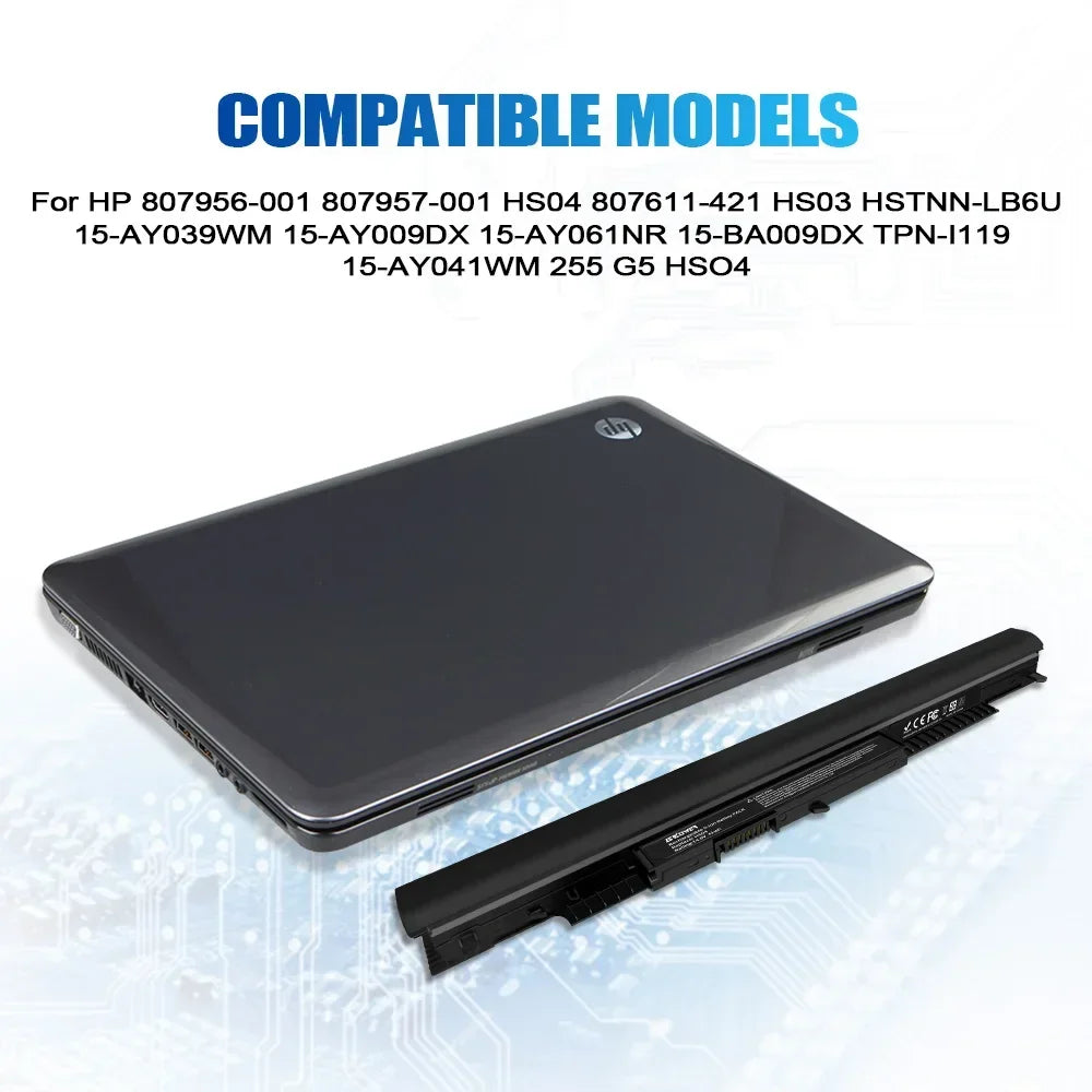 HS04 Laptop Battery For HP 240 245 250 255 G4 TPN-C125 Repla