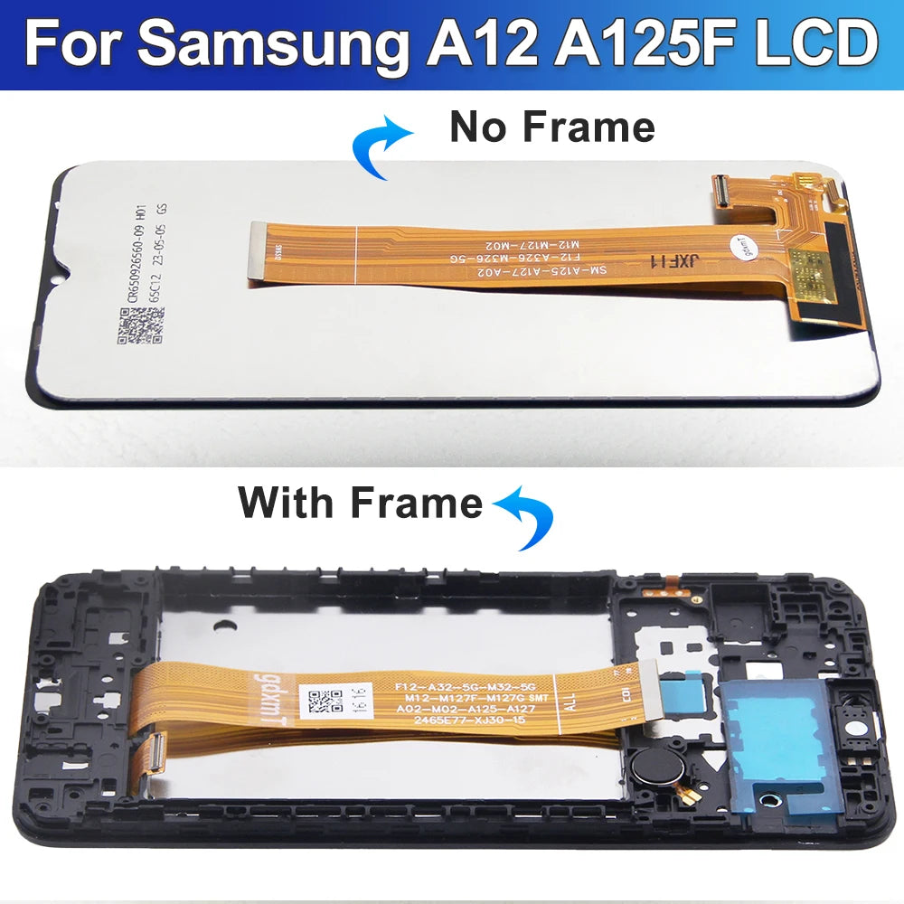High Quality For Samsung Galaxy A12 A125F A125F/DS Display L