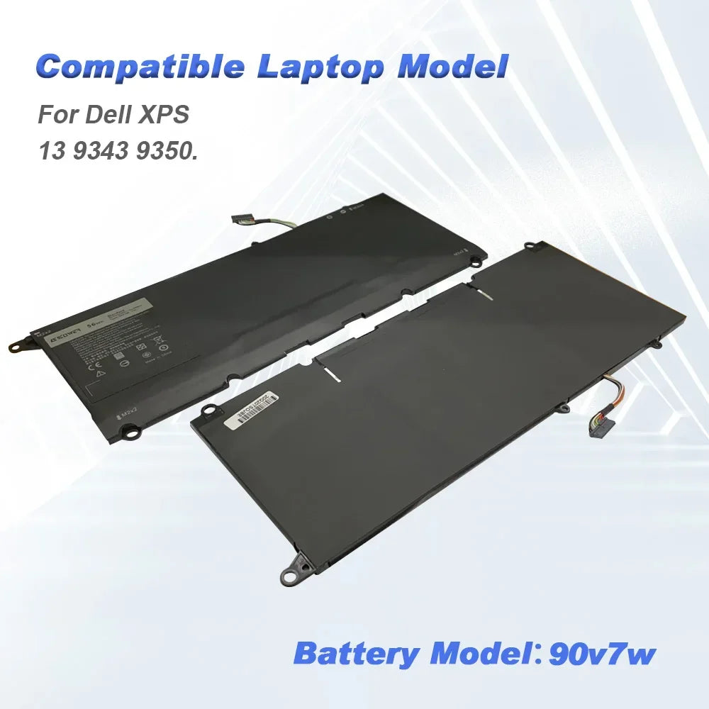 SKOWER 56Wh 90V7W Laptop Battery For Dell XPS 13 9343 9350 R