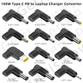 65W 90W 100W USB Type C PD to DC 4.5x3.0 7.4x5.0 4.0x1.35 5.