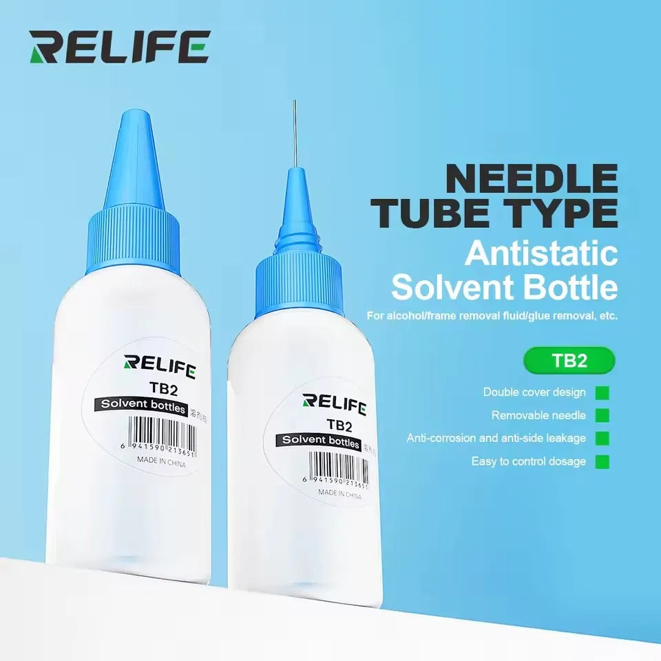 5pcs TB2 50ML Empty Plastic Bottle Phone Repair Squeeze Bott