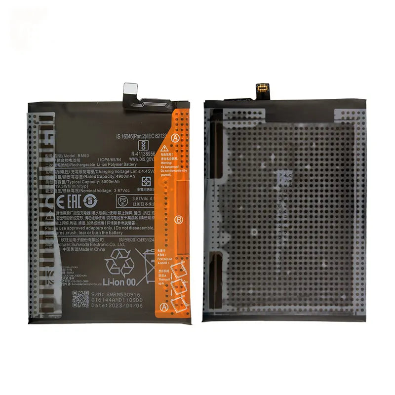 100% Orginal BM53 5000mAh Battery For Xiaomi 10T/10T Pro/ Mi