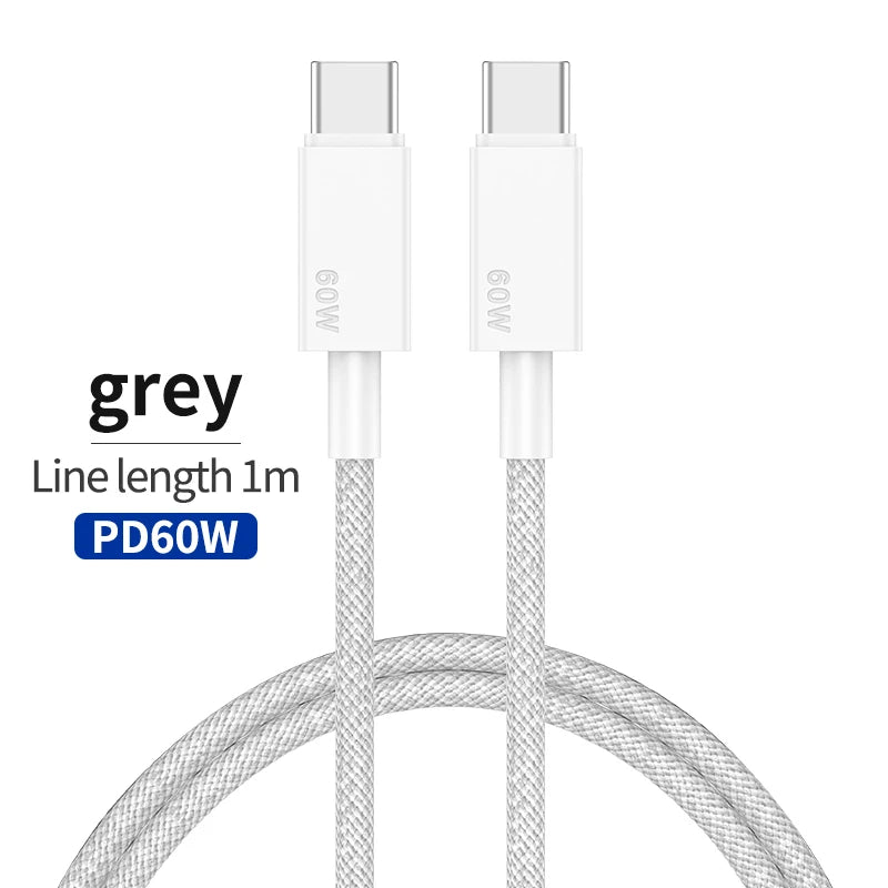 New 65W GaN Charger Ultra-thin Foldable Plug EU Plug Dual USB C Ports PD Fast Charging Wall Charger for iPhone Samsung Huaw