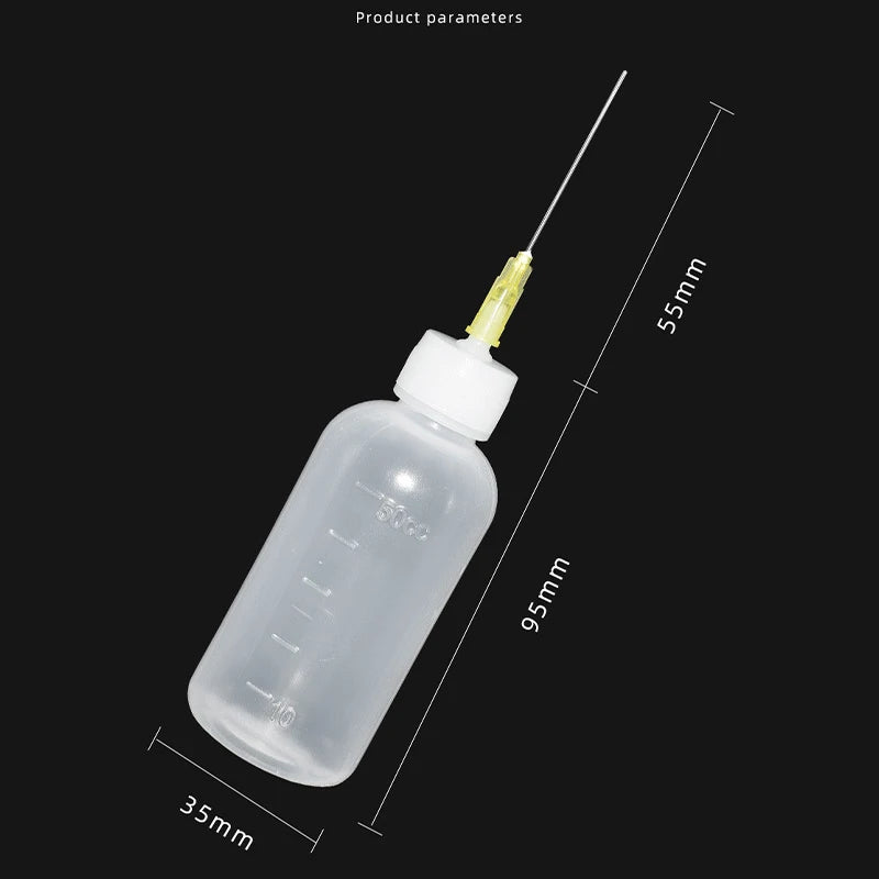 50ML Plastic Liquid Alcohol Bottle For Dispenser Rosin Solde