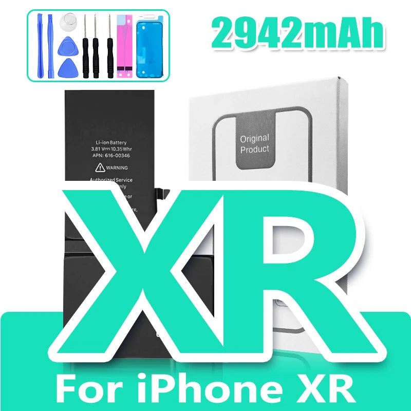 Battery for iPhone 6S 6 Plus 7 8 X XR XS Max 11 11 Pro Mobile Phone Replacement Cell High Capacity with Free Tools Set DIY