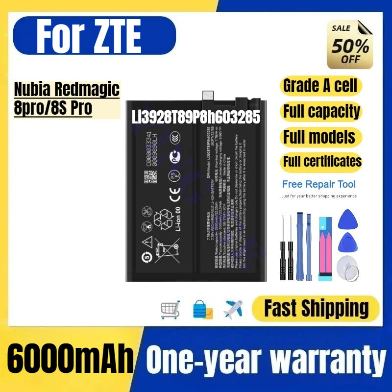 Li3928T89P8h603285 for ZTE Nubia Redmagic 8pro/8S Pro Phone 