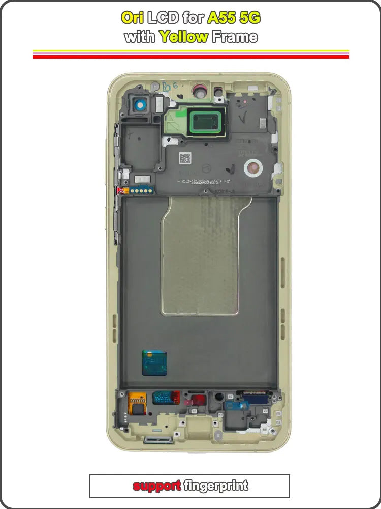 100% Tested LCD for Samsung Galaxy A55 5G LCD Display Touch Screen Digitizer Assembly for Samsung A55 5G A556 Phone LCD Screen