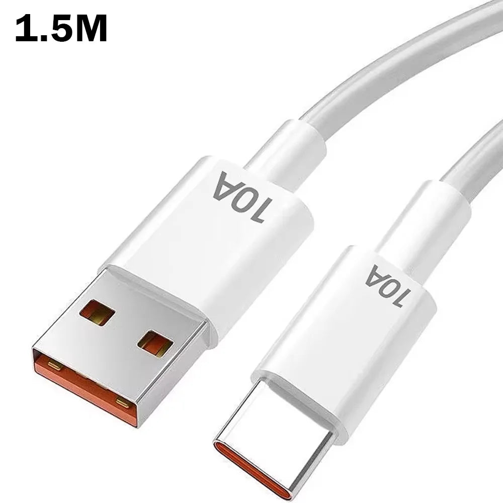 Total 120W Fast Charger USB Type C Cable Fast Charging Phone Power Adapter For iPhone Xiaomi Samsung Quick Charge Wall Charger