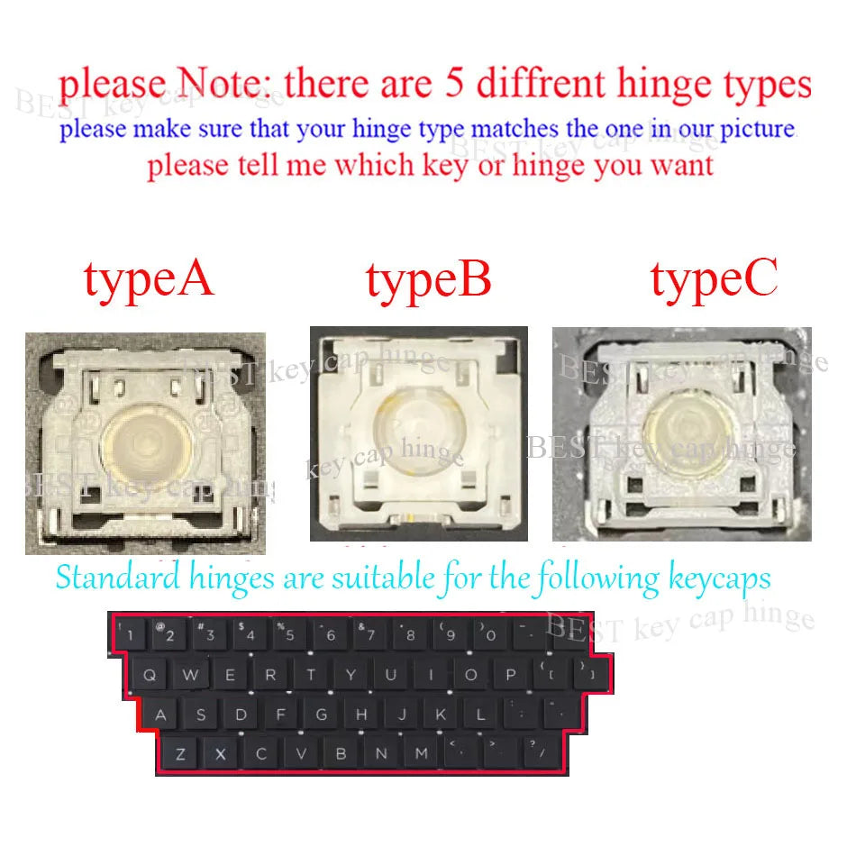 Single Key cap Hinge Scissors Clip Bracket For HP ZHAN66 Pro