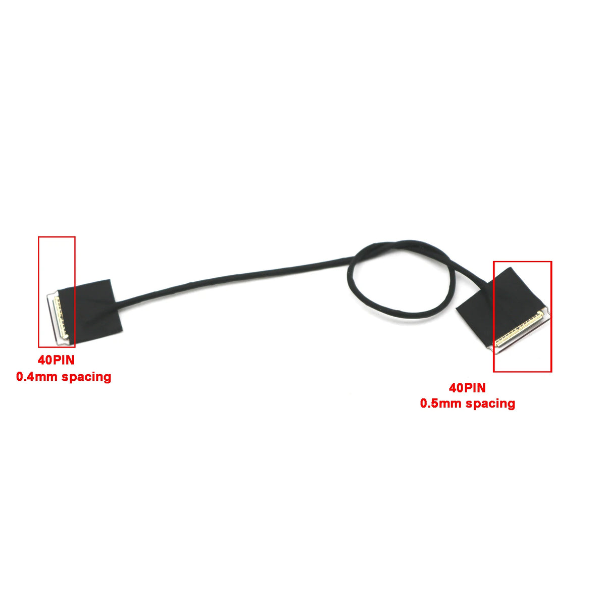 Coaxial EDP Screen Cable 0.5MM Pitch 40PIN 30PIN Video Signal 60hz 2k 4K Portable LCD Display EDP Wire For HDMI DP To EDP Drive
