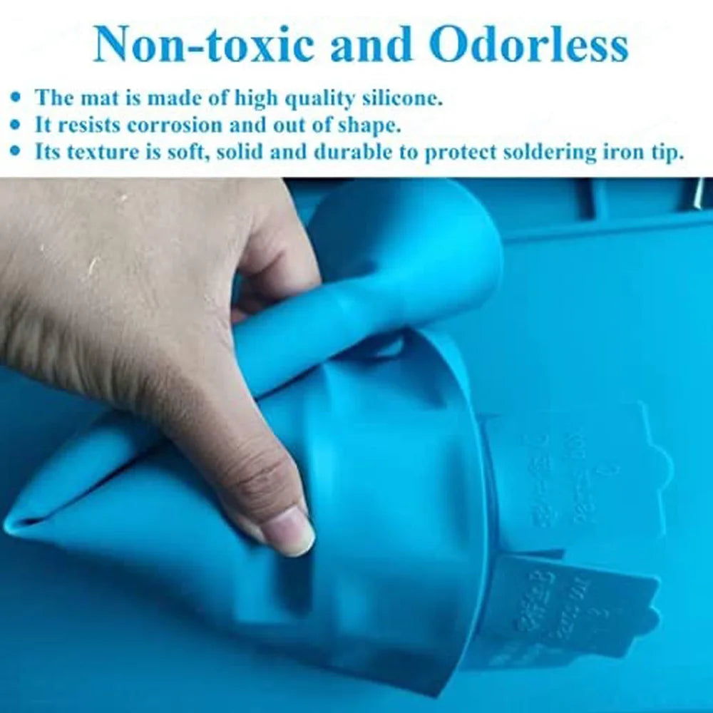 500 Heat-Resistant Soldering Station Silicon Mat Work Pad De