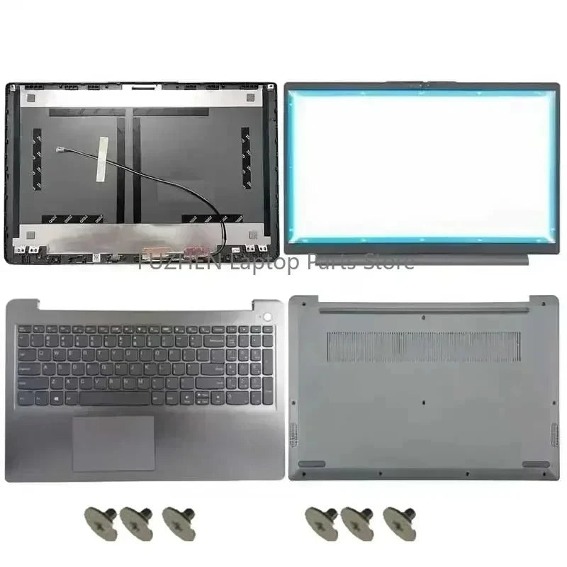New For IdeaPad 3 15ALC6 15ITL6 15ADA6 2021 Laptop LCD Back Cover Front Bezel Palmrest Bottom Case Keyboard Hinges