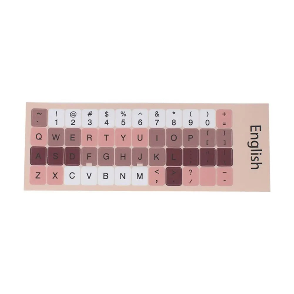 DIY Multi-language Keyboard Stickers Spanish/English/Russian/Deutsch/Arabic/Italian/Japanese Letter Replacement For Laptop PC