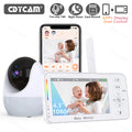 WiFi 1080P Baby Monitor 4.3 Display+App Dual Control Nanny N
