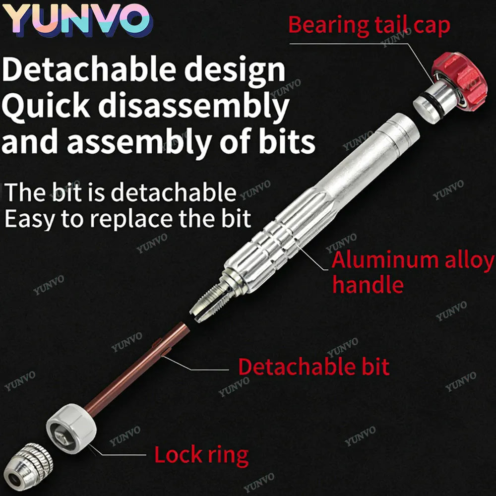 30 in 1 Magnetic Precision Screwdriver Set S2 Steel Bits Pho