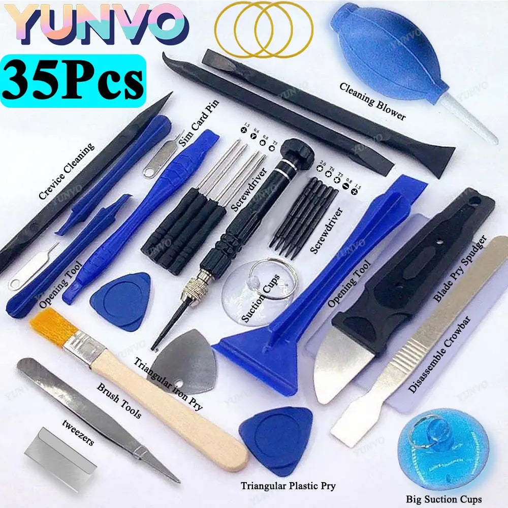 35Pcs Mobile Phone Repair Tool Screwdriver Kits Phone Tablet