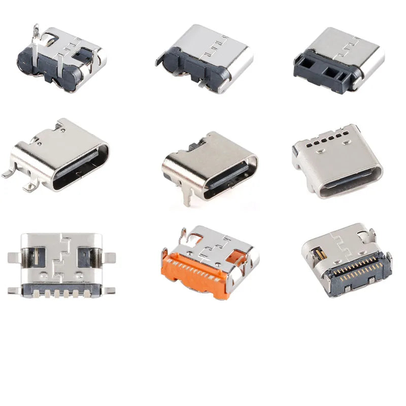 10Pcs/5Pcs USB Connector Type C Female Charging Port Jack 2/
