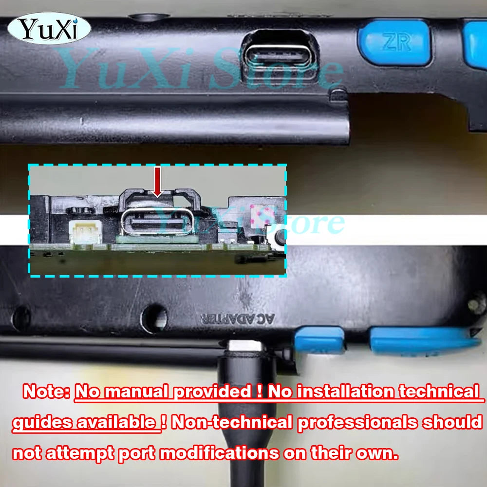 1Pc Type-C Charging Port For NDSi XL LL New 2DS LL Gamepad C
