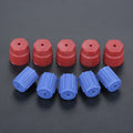 10Pcs Car A/C System Charging Port Service Cap R134a High Lo