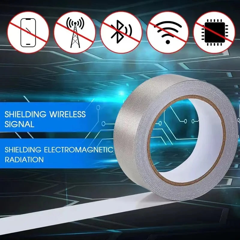 Conductive Electrode Faraday Tape Cloth Fabric Sliver LCD Ca