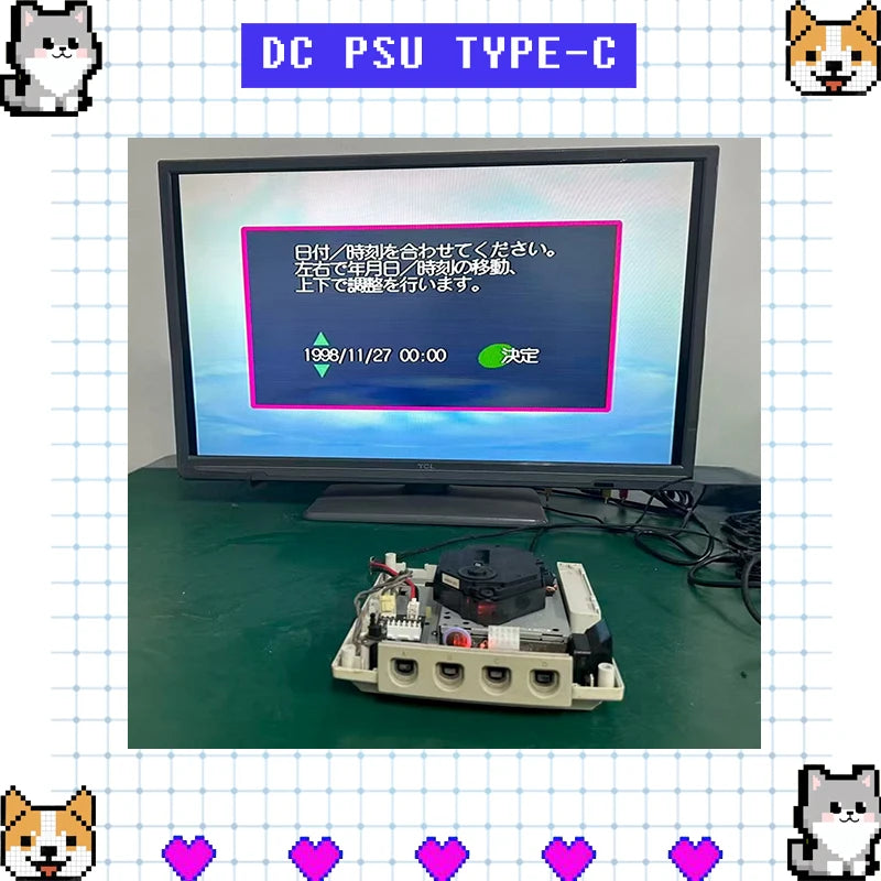 Dreamcast PSU Replacement Power Supply Board 12V Type-C Port