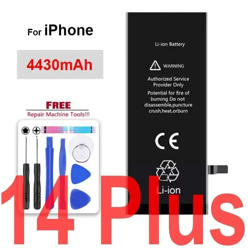 Li-ion Battery For iPhone 11 12 13 14 15 Pro Max Mini Plus SE X XR XS Max 12mini 13pro 13promax Replacement Phone Batteries