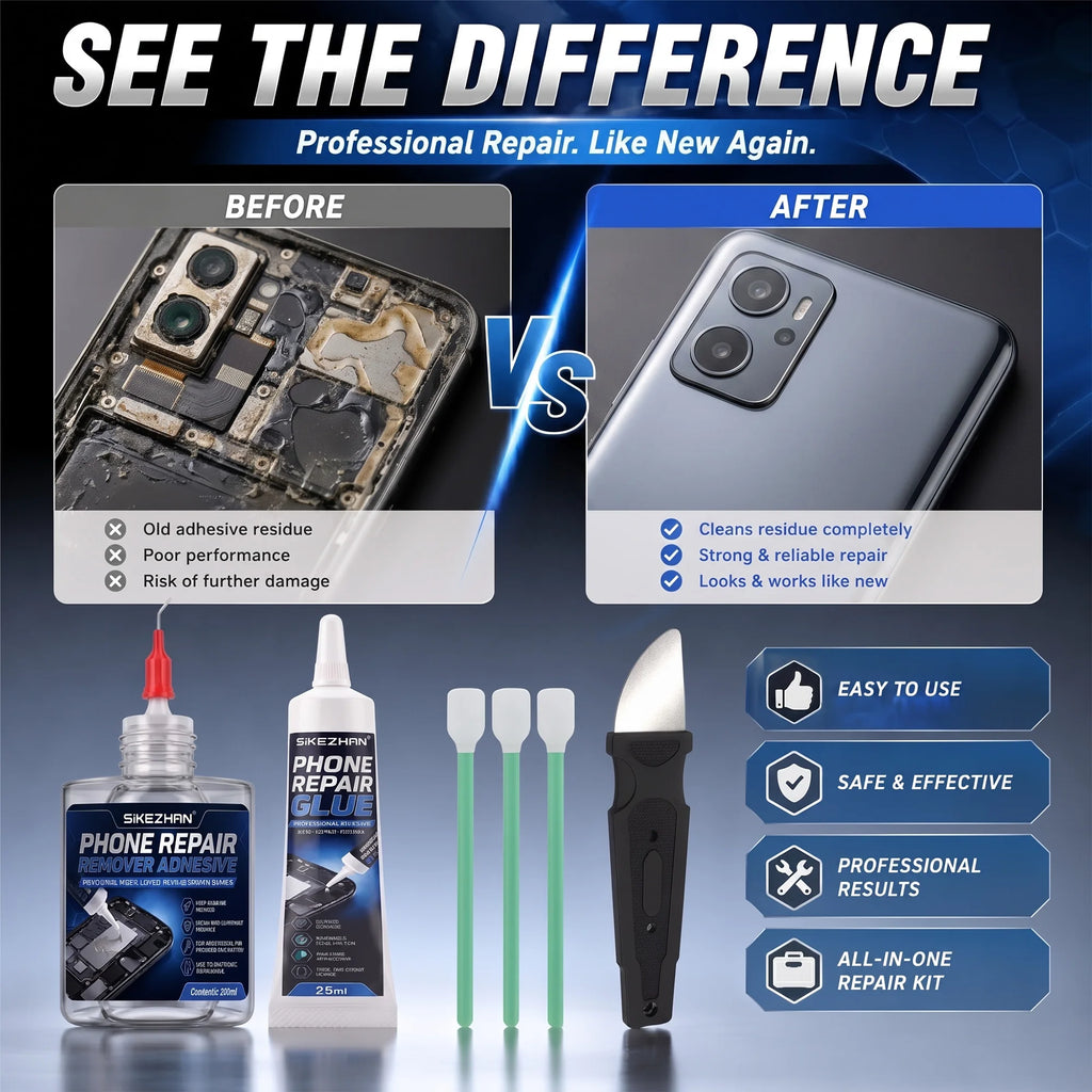Phone Screen Repair Glue Adhesive Remover Kit LCD Display Fr