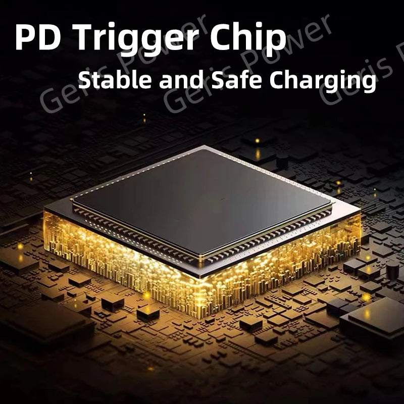 65W DC to USB C PD Power Adapter Converter 5.5X2.5 7.4X5.0 4