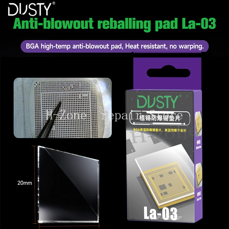 DUSTY LA-03 Explosion-proof Tin Gasket The Tin-Worthy Steel 