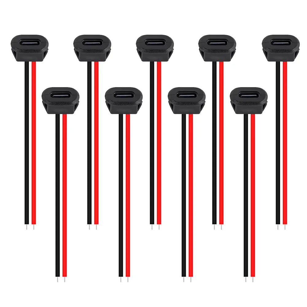 1/5PCS Type-C Female 2Pin USB Connector Type-C with Female S