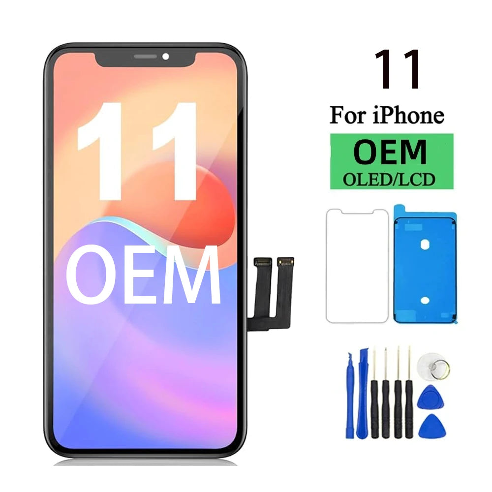 OEM OLED Pantalla for iphone 11 LCD Display Touch Screen Dig
