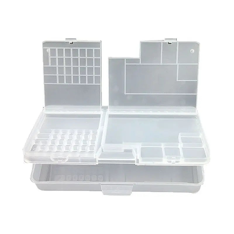 Bright Black Double-layer Electronic Component Storage Box S