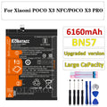 EOTABACC 100% Original Xiao mi BN57 6160mAh Phone Battery Fo