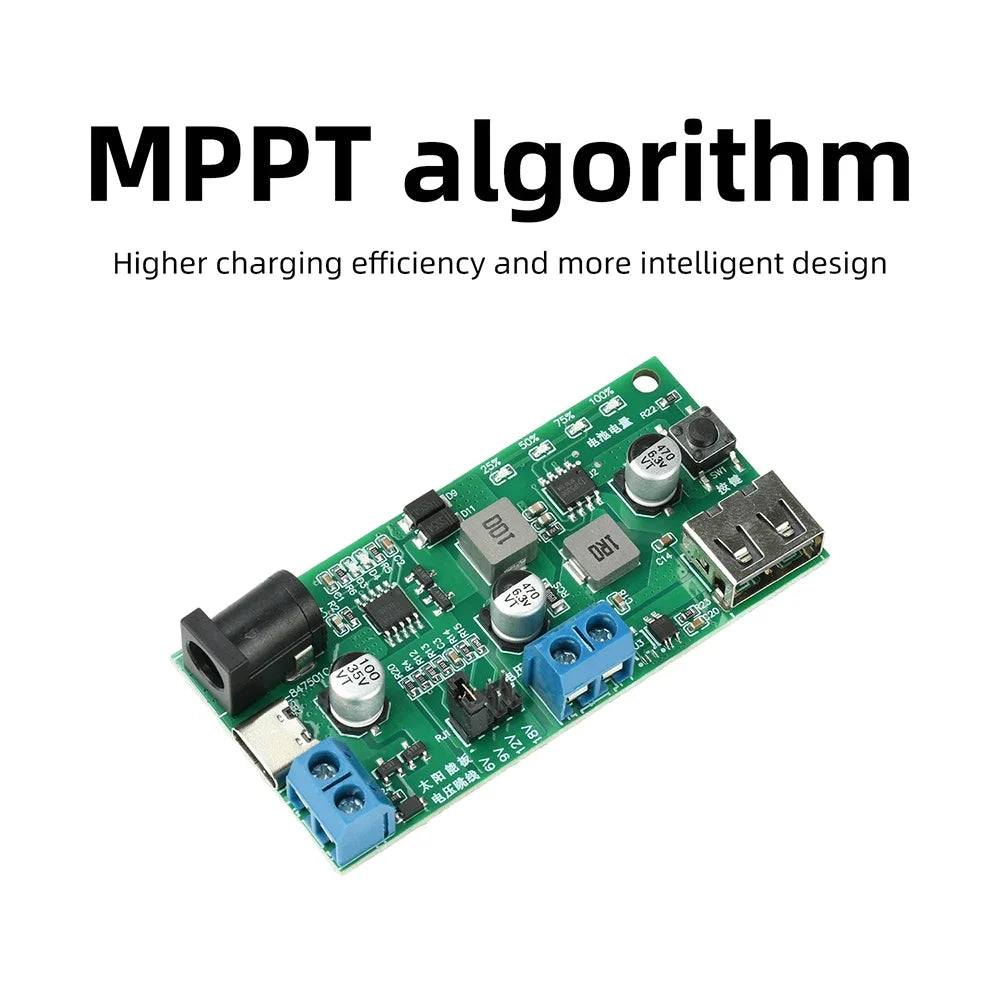 MPPT Solar Charger Control Board 5V 2.1A USB Output Anti Rev