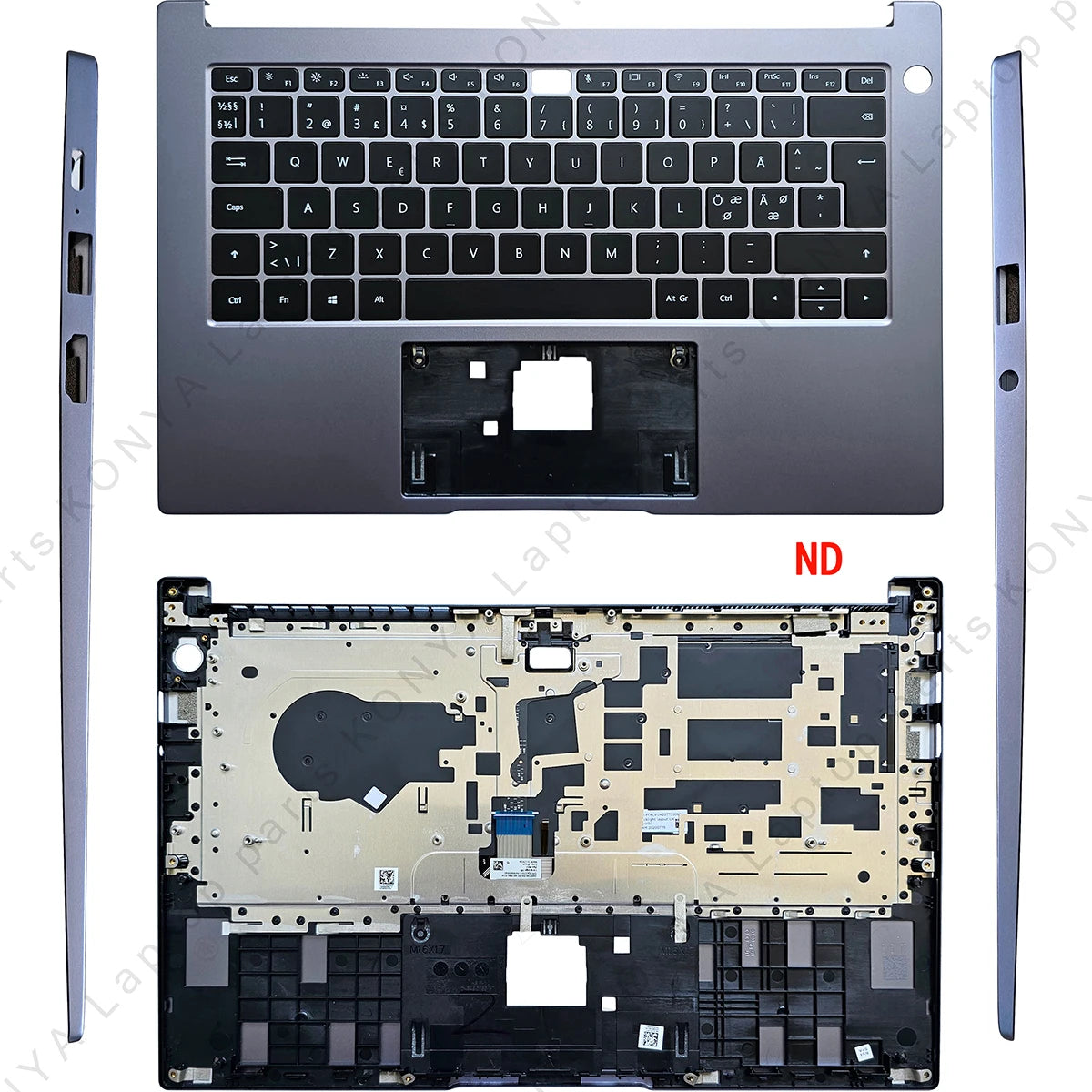 For Huawei Matebook D14 2019-2022 NBL NBDE-WFH9 Laptop LCD Back Cover/ Front Bezel/Palmrest/Bottom Case/Keyboard/Touchpad/Parts