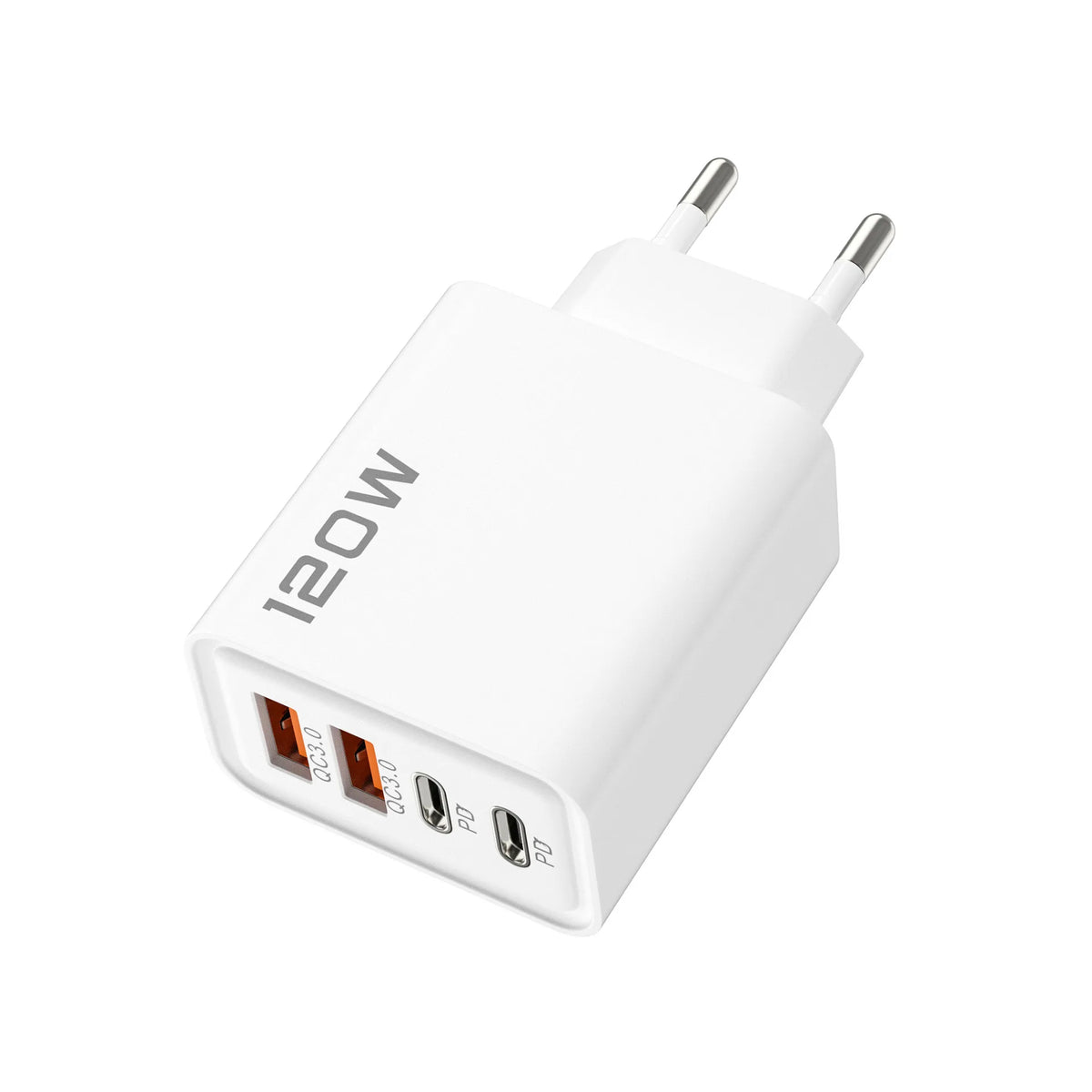 Total 120W Fast Charger USB Type C Cable Fast Charging Phone Power Adapter For iPhone Xiaomi Samsung Quick Charge Wall Charger