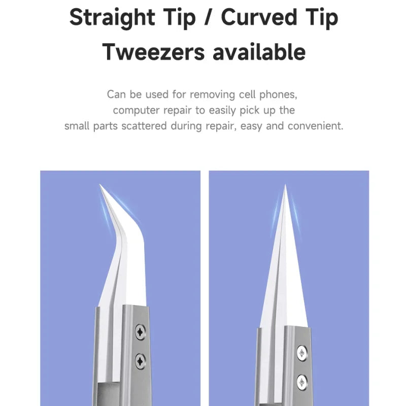 Mechanic S-grade Ceramic Tweezers Non-magnetic Precision Ins