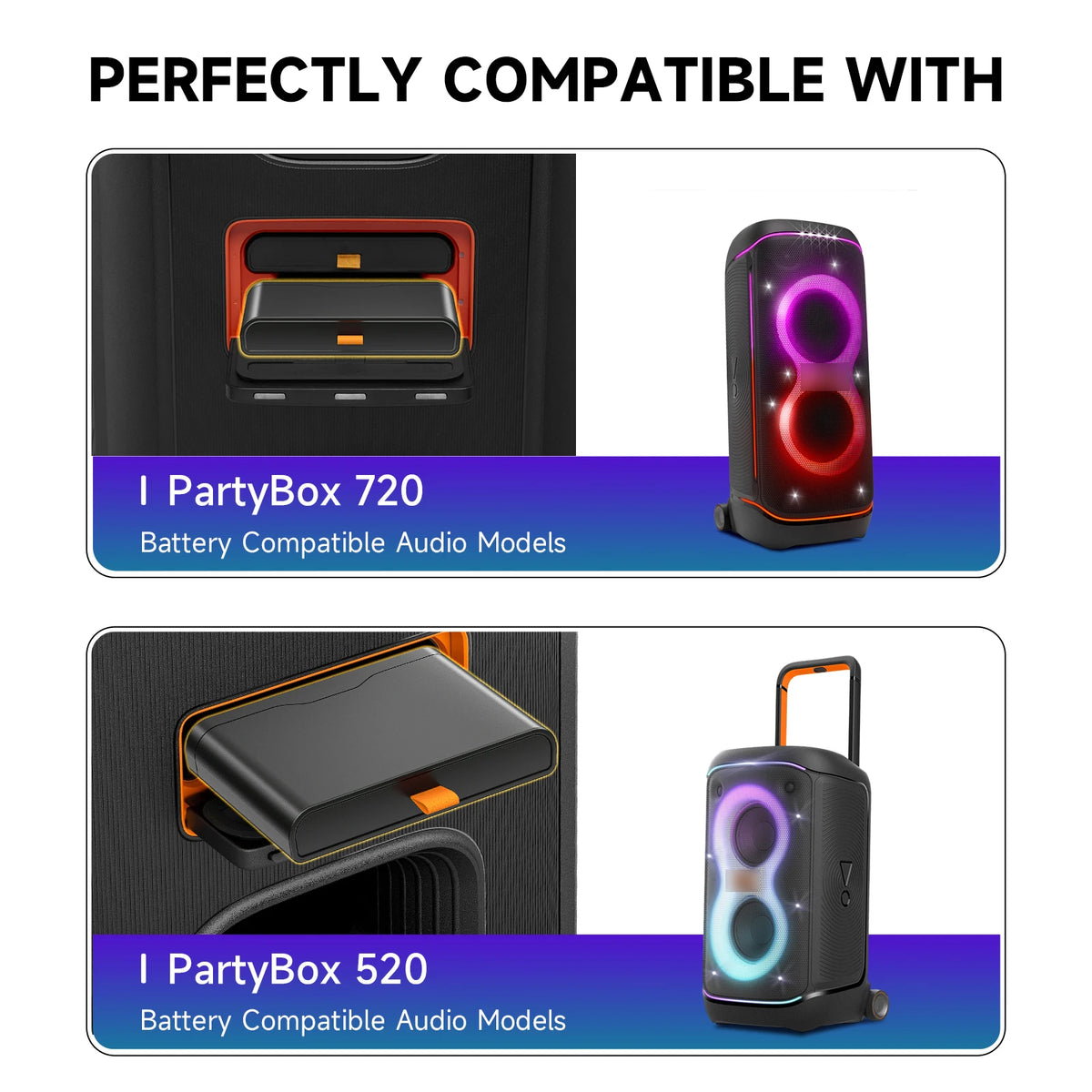PALO 21.6V Replacement Battery for JBL Partybox 520 Partybox