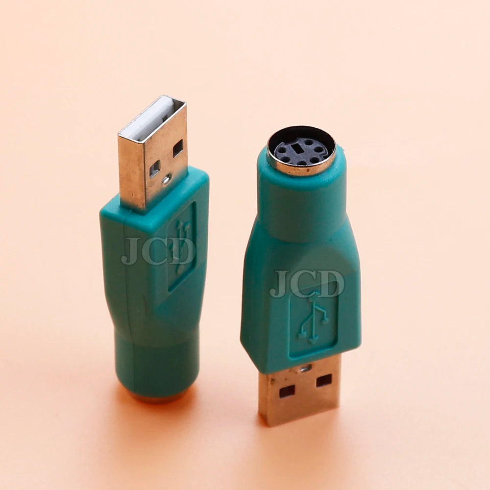 1/2/5PCS USB to PS2 PS/2 Male Female Adapter Converter for K