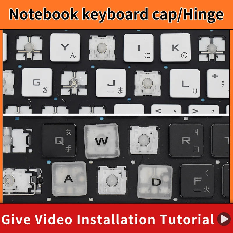 Replacement Keycap Key Cap &Scissor Clip&Hinge For ASUS ROG 